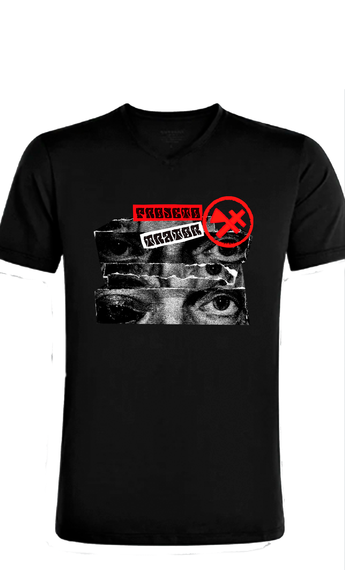 Camiseta Projeto Trator — Olhos Colagem